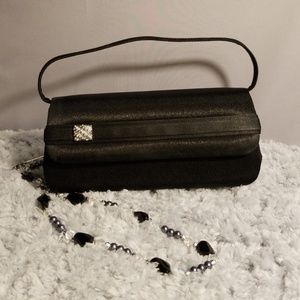 Black evening bag